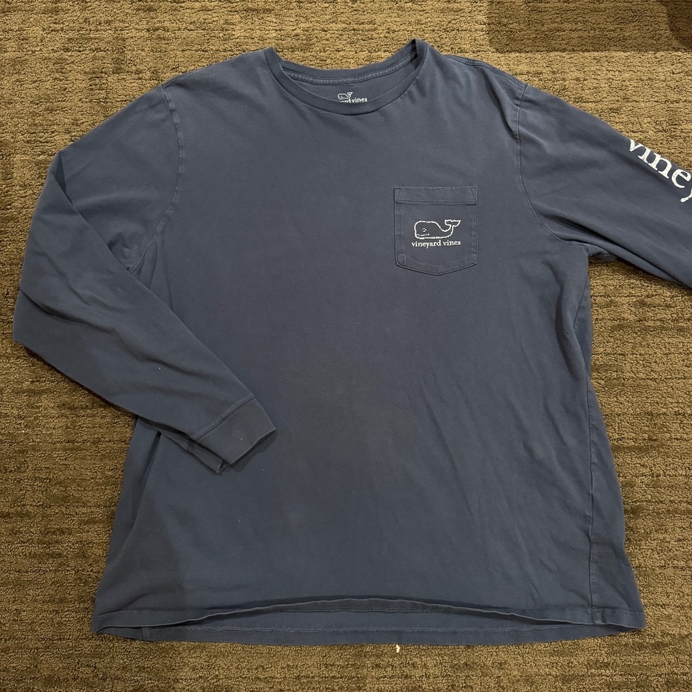 Vineyard Vines, Long Sleeve, Classic Whale, Navy